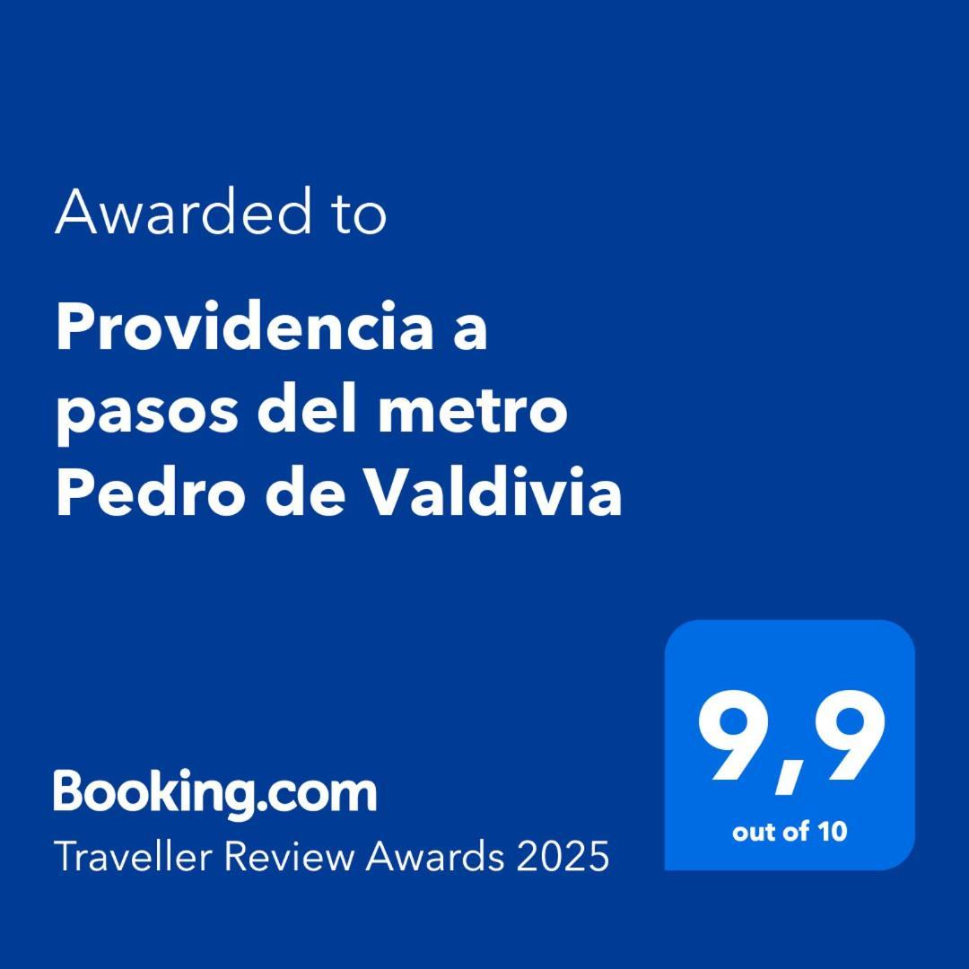 Providencia A Pasos Del Metro Pedro De Valdivia Apartment Santiago Exterior photo